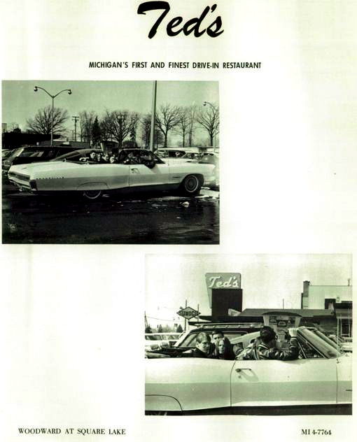 Teds Drive-In (Teds Trailer) - Old Yearbook Ad (newer photo)